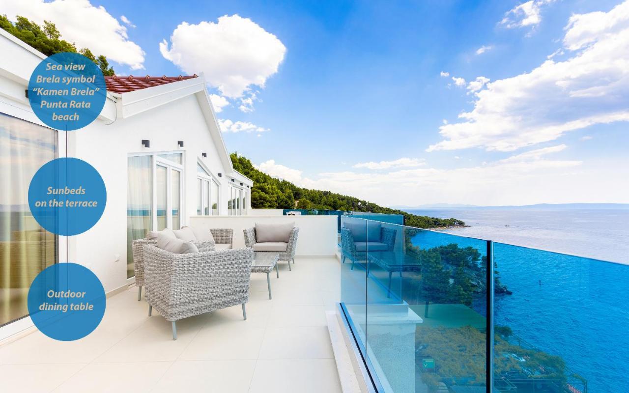 Villa Visnja Prestige Брела Екстериор снимка